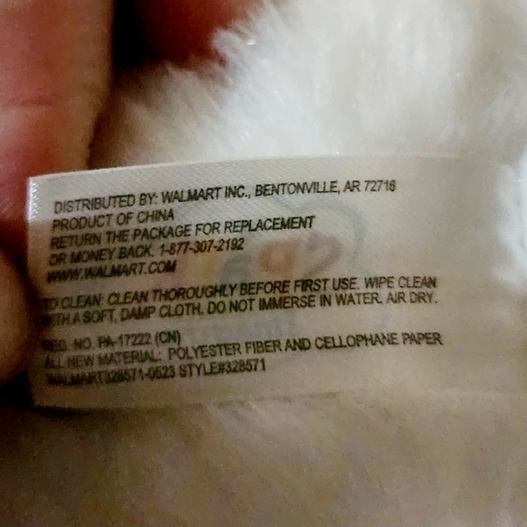 NWT Spark Create Imagine Unicorn Plush Stuffed Animal Rattle Crinkle Ears White - Picture 12 of 12